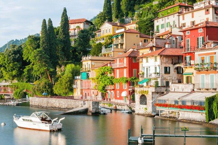 Varenna og Villa Carlotta med aperitif i Villa Monastero