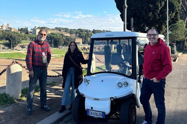 Via Appian e Catacumbas Tour de carrinho de golfe privado em Roma