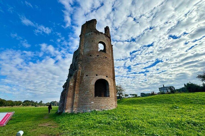 Via Appian e Catacumbas Tour de carrinho de golfe privado em Roma