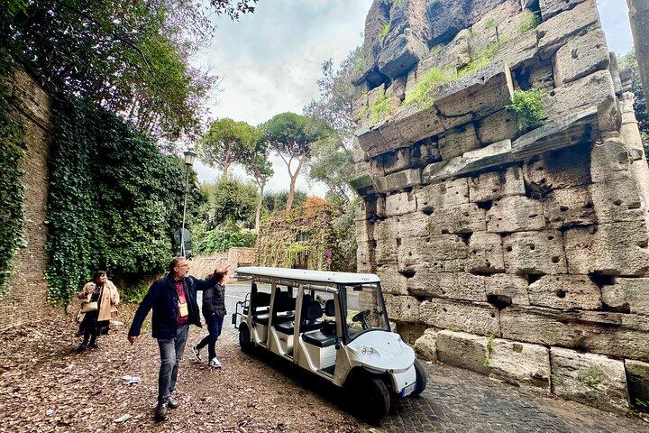 Via Appian e Catacumbas Tour de carrinho de golfe privado em Roma