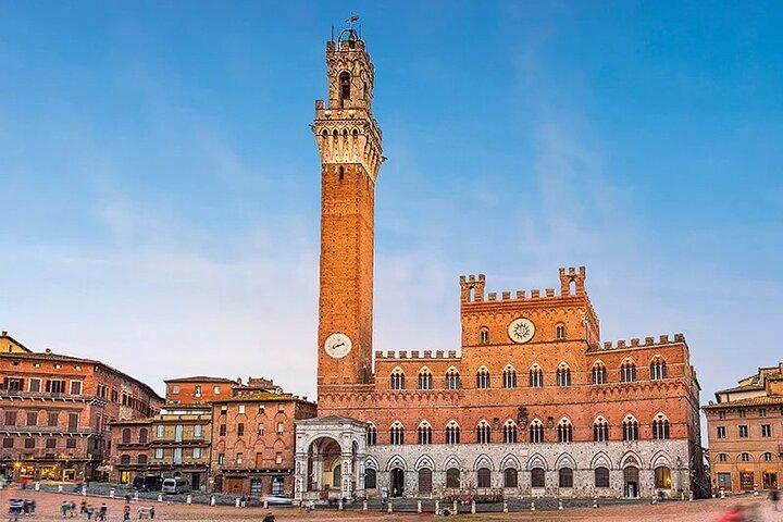 Au départ de Rome : Visite privée de Sienne et San Gimignano avec dégustation de vins