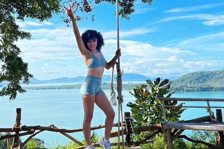 VTT extrême, tyrolienne dans la jungle avec points de vue secrets à Phuket