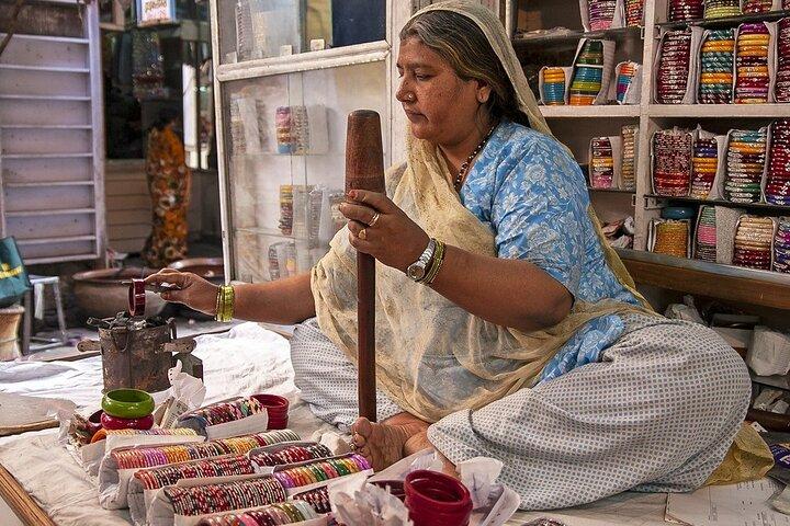 Tour privato dello shopping di Jaipur con esperienza Tuk-Tuk