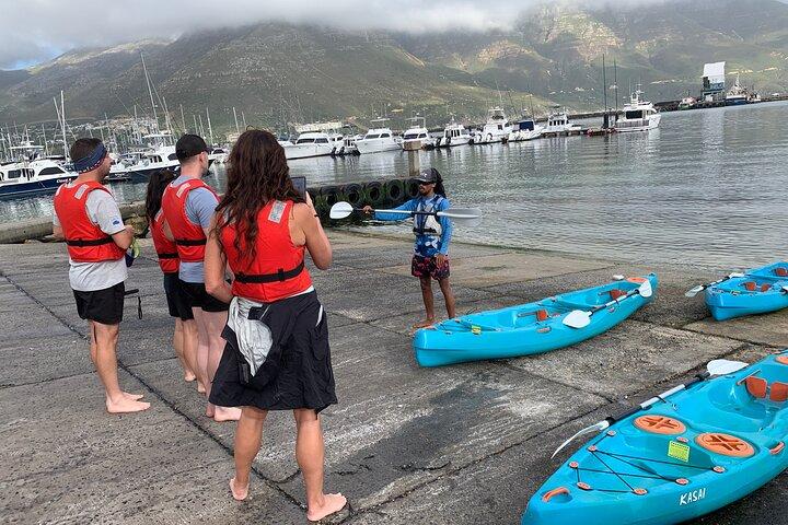 Deux heures de kayak à Hout Bay