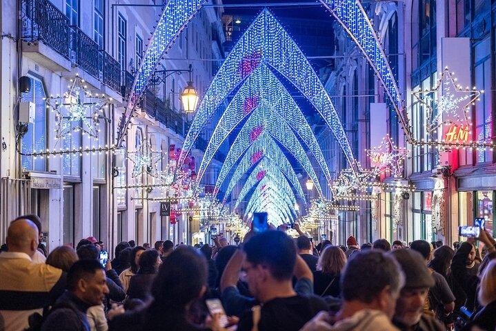 Lisbon : Christmas Lights by Tuk Tuk