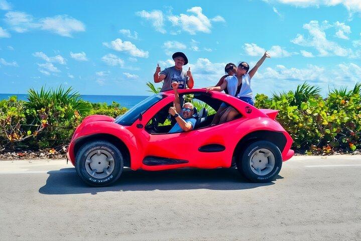 Tour rund um die Insel Cozumel in Fun Buggys