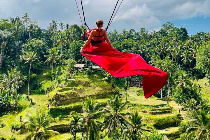 Bali White Water Rafting e Bali Swing Experience