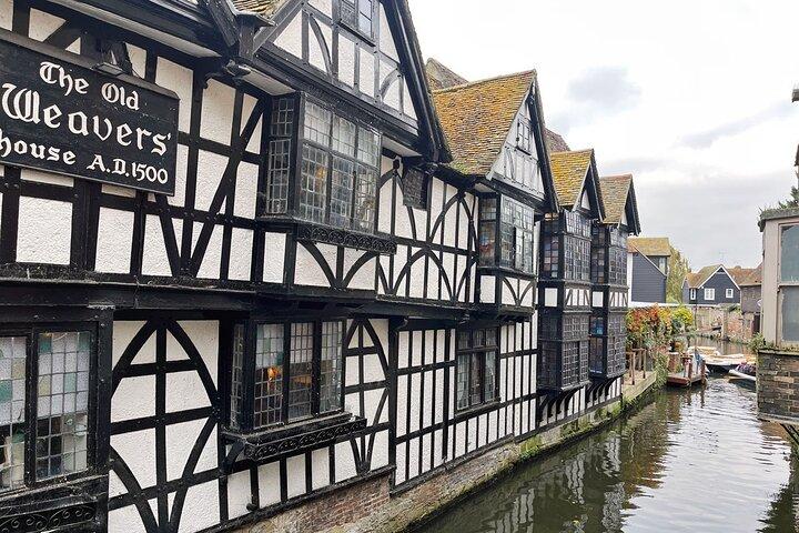 Excursão particular de Canterbury de 2 horas a pé com guia de emblema verde