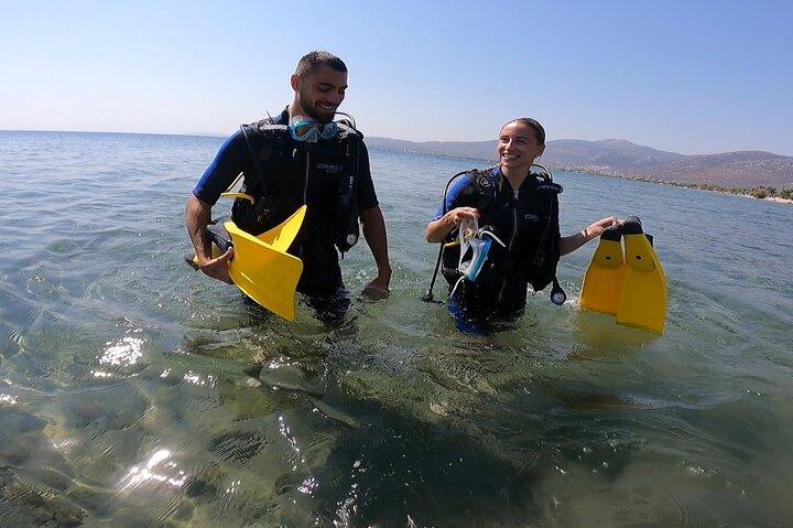 Découvrez l'expérience de plongée sous-marine en petit groupe à Nea Makri, Athènes