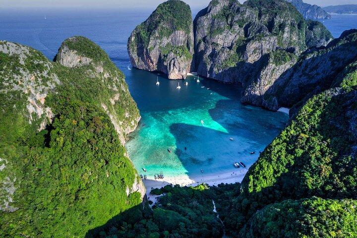 Visite au coucher du soleil des îles Phi Phi avec plongée et déjeuner