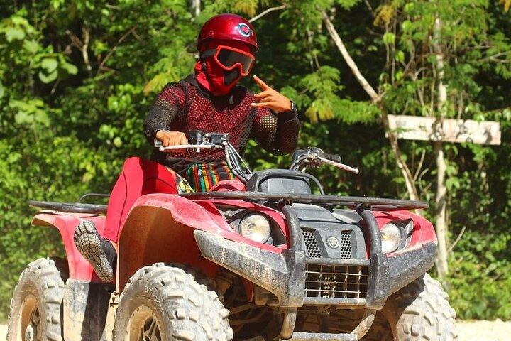 Excitante parque de adrenalina na selva de Tulum: ATVs, Ziplines