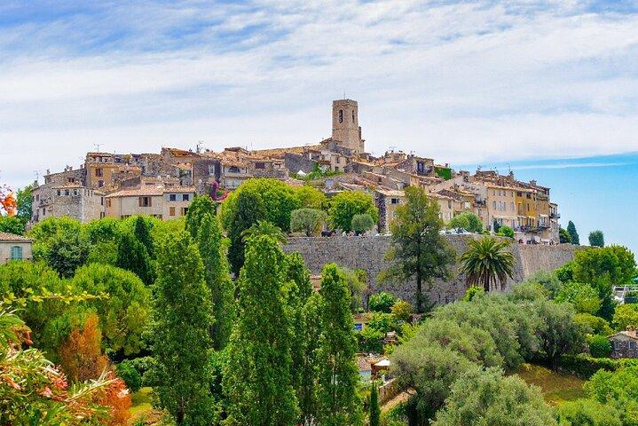 Mercato provenzale e degustazione di vini Tour condiviso di un'intera giornata da Nizza