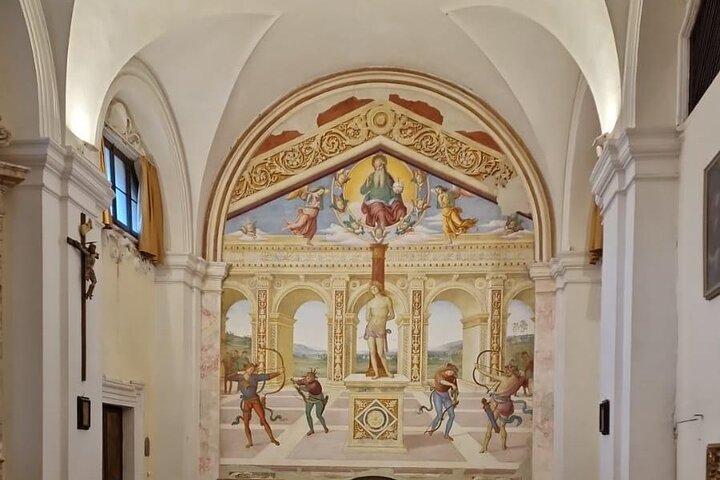 Tour of Perugino (Città della Pieve) & Trasimeno Lake from Rome