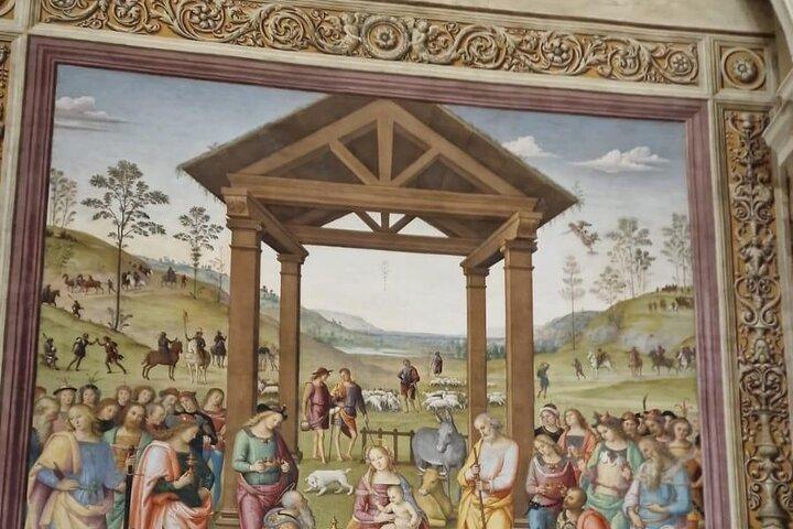 Tour of Perugino (Città della Pieve) & Trasimeno Lake from Rome