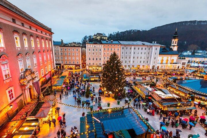 Viagem de Natal: Viena a Salzburgo, motorista que fala inglês