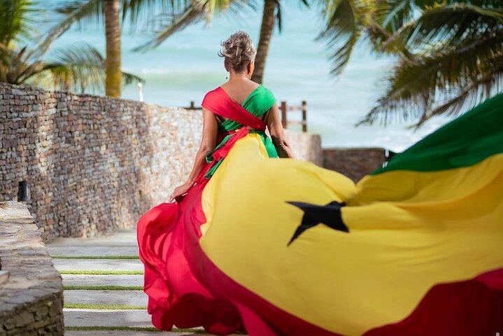 Ghana Vestido de vuelo