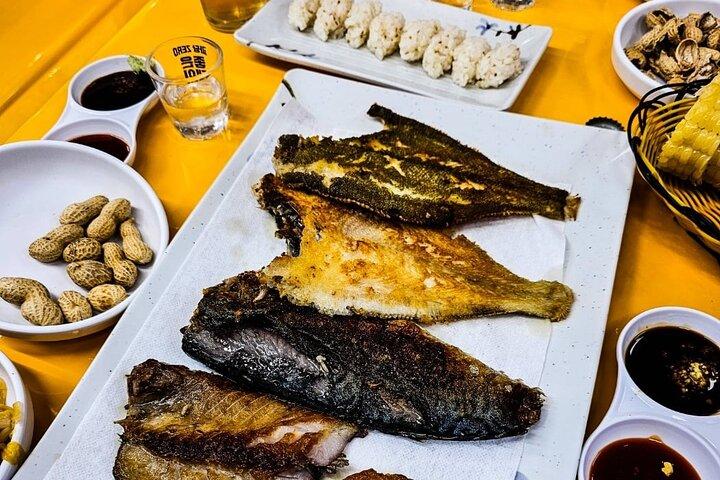 Busan: Crawl mad med fiskemarked, Soju telt og lokale snacks
