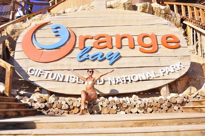 Orange Bay Island Snorkeludflugt, med frokost i Hurghada