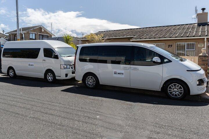 Privat lufthavnstransport : Cape Town Lufthavn | 4 - 13-sæder minibus