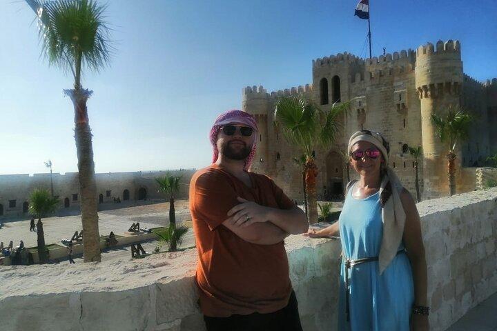 Excursão privada de dia inteiro histórica de Alexandria a partir do Cairo