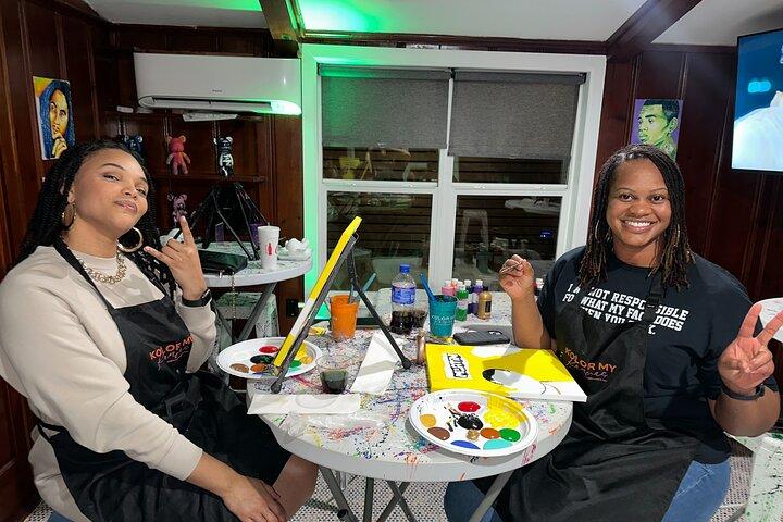 Hiphop en R&B Paint Party ervaring