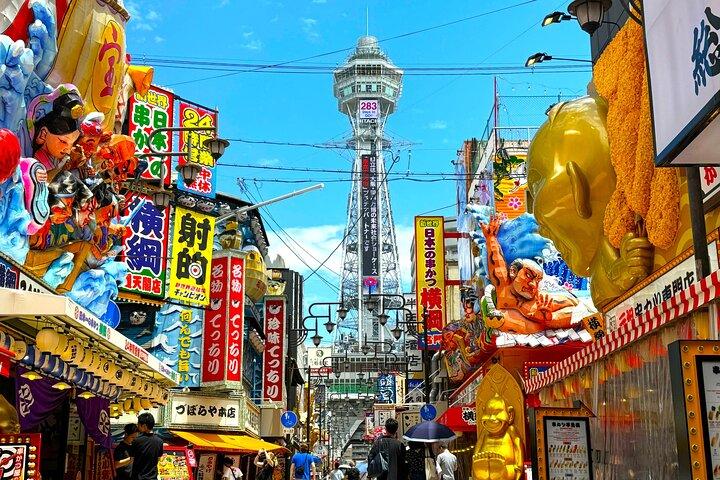 Visite privée d'une journée à Osaka - Château d'Osaka, Shinsekai, Dotonbori