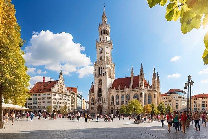 Transfert panoramique privé de Prague à Munich avec 4h de visite