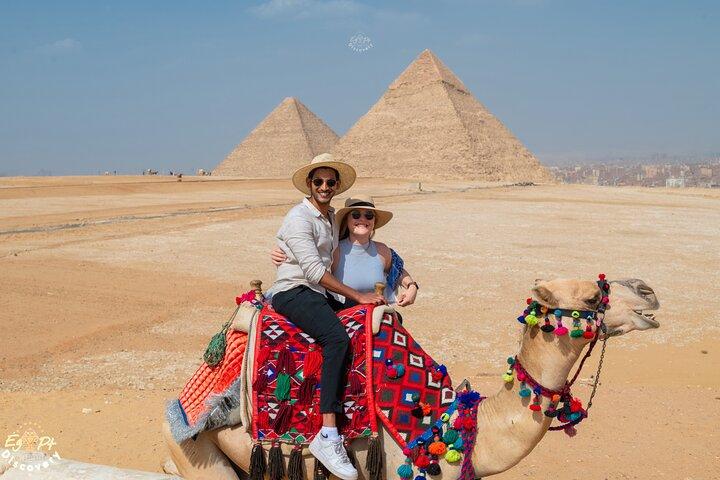 Giza pyramids tour & inside the pyramids & sphinx & camel ride