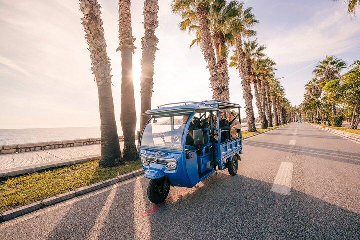 Malaga in Tuk Tuk i : 1 o 2 ore Tour privato della città