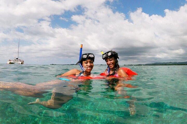 Negril : Katamarankryssning för familjer Snorkling och Ricks Cafe