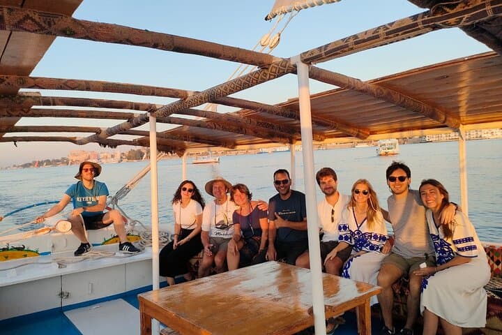 Nile River Felucca Ride in Luxor sunset time