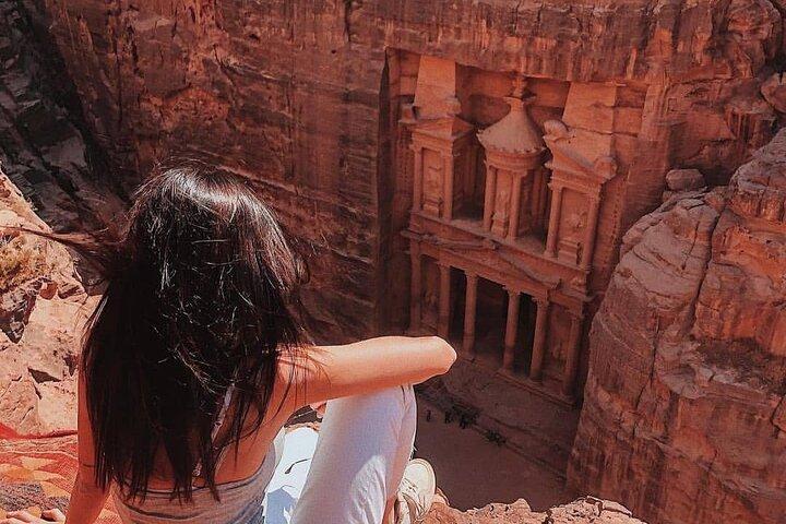 Excursão guiada completa de Petra e Wadi Rum a partir de Amã ou do Aeroporto