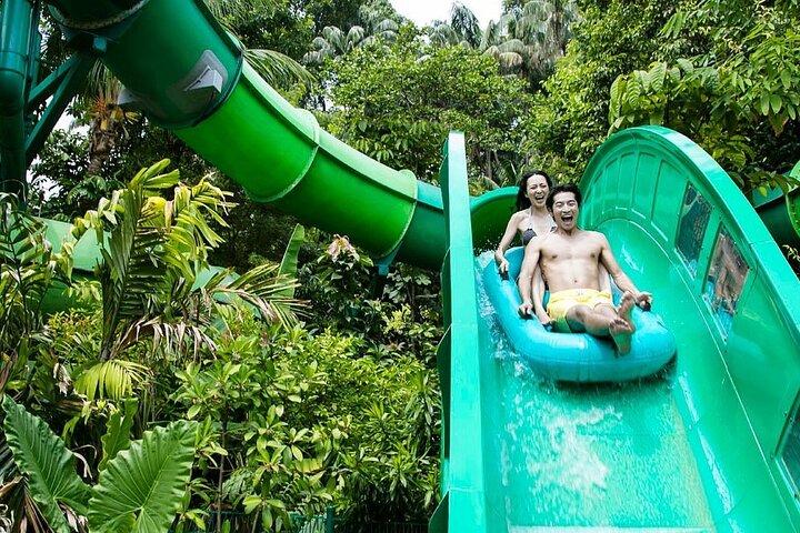 Téléphérique de Sentosa skyhelix cove waterpark ailes de transfert de spectacle
