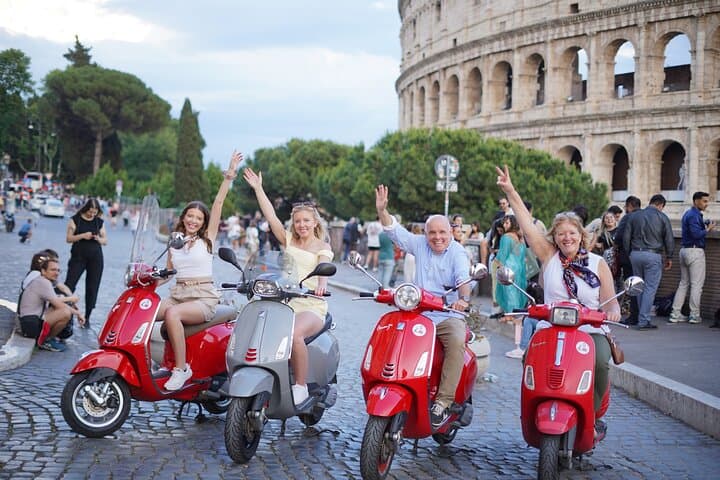 Explore Rome on Vintage Vespa with Tiramisu