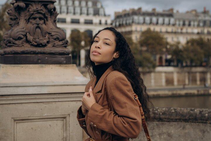 Séance photo mode parisienne avec une équipe pro
