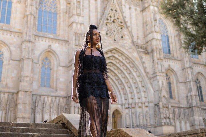 Fototurné i Barcelona med en professionell fotograf