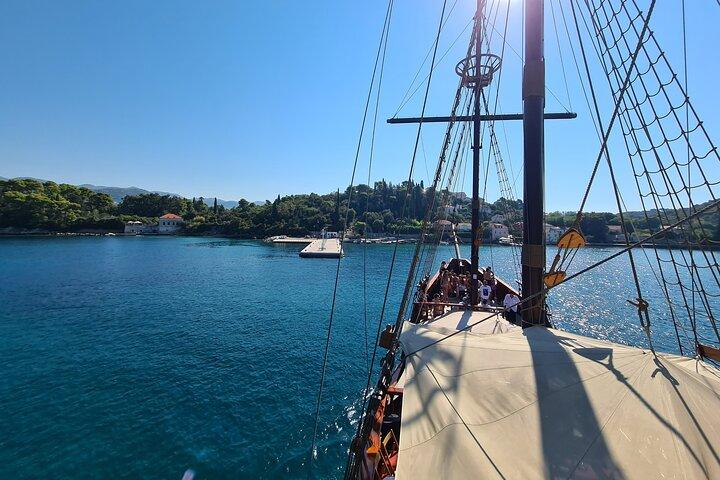 Elaphiti Islands på lyxpiratskeppet Karaka Dubrovnik