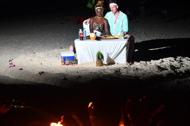 Privédiner op Sandbank in Zanzibar