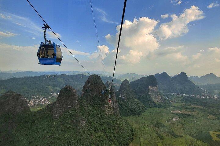 Yangshuo Dagstur Yulong River Ruyi Peak och Silver Cave