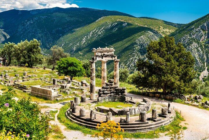 Delphi Day Trip Udforsk Grækenlands gamle orakel og hellige ruiner