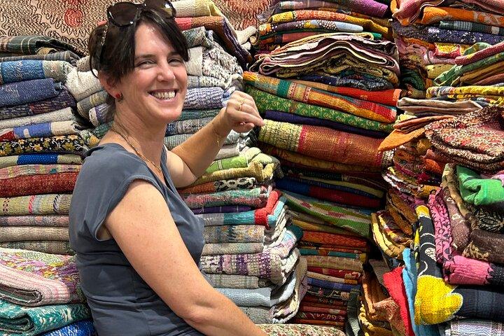 Jaipur : shopping tour con arte e stampa di poesia blu