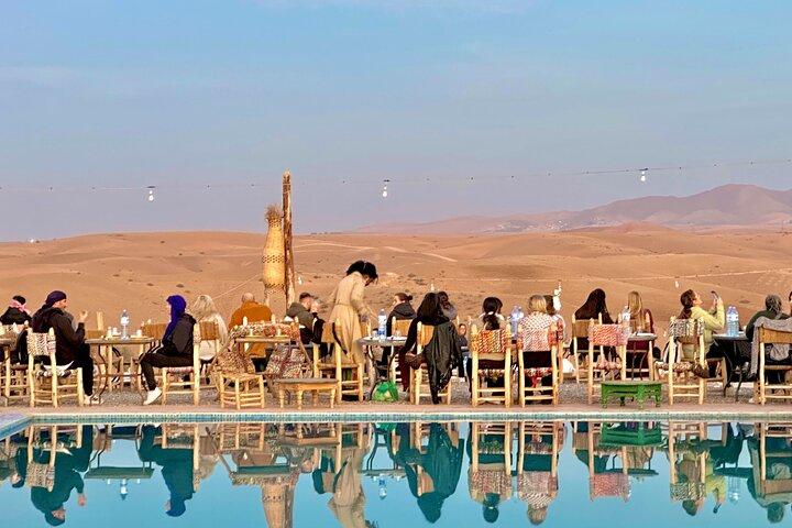 Marrakech Agafay Desert avec chameau, quad et dîner
