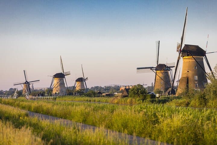 Famous Holland Tour: visit The Hague, Delft, Rotterdam and Kinderdijk from A'dam