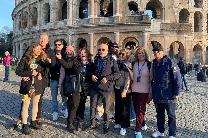 Semi-privétour naar Colosseum + Forum Romanum & toegang tot Palatijnheuvel