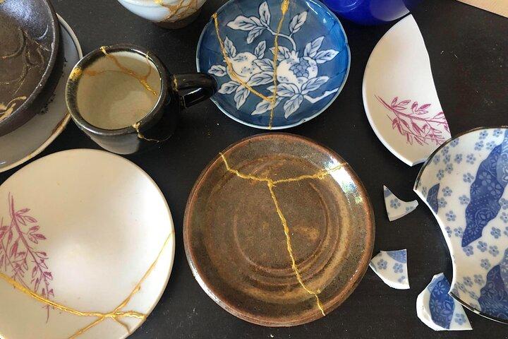 装飾作品のための現代金継ぎワークショップ