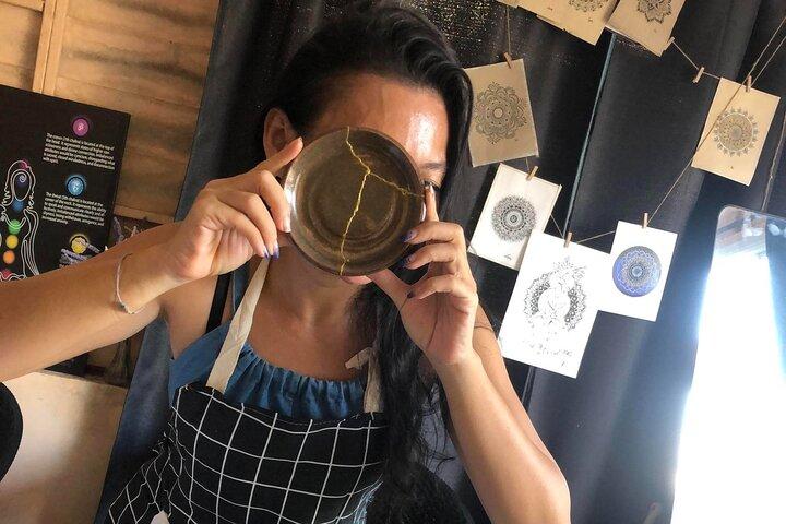 装飾作品のための現代金継ぎワークショップ