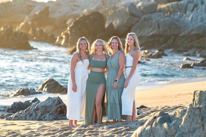 Servizio fotografico privato al tramonto sulla spiaggia di Los Cabo - Coppie - Famiglie