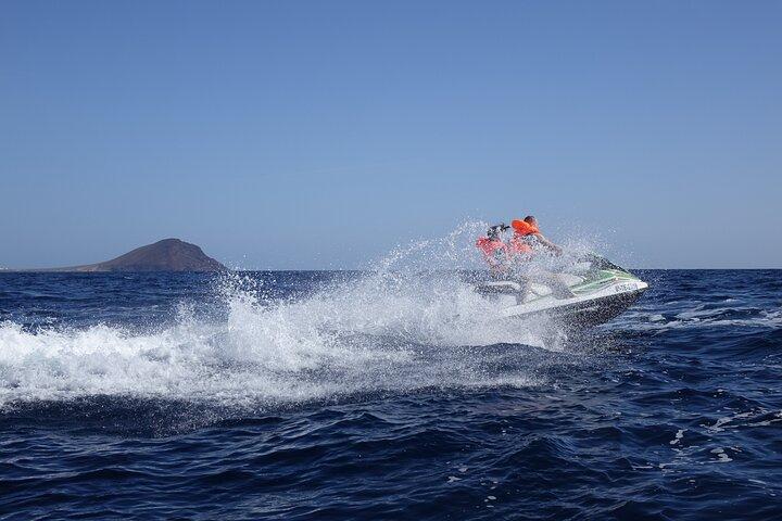 2 people "Turbo Jet Ski" ride in Tenerife with Pick up(1 Jet Ski)