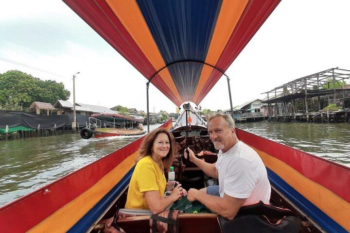 Excursão privada de meio dia pelos canais de Banguecoque : 2 horas de passeio de barco