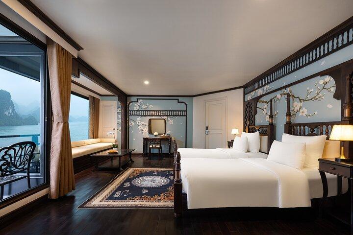 Hanoi Top Luxury Cruzeiro de 2 Dias Ha Long e Lan Ha Bay com Balcão